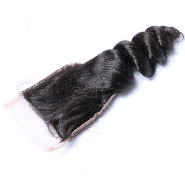 Cheap real remy human hair closure with extensions australia CX075